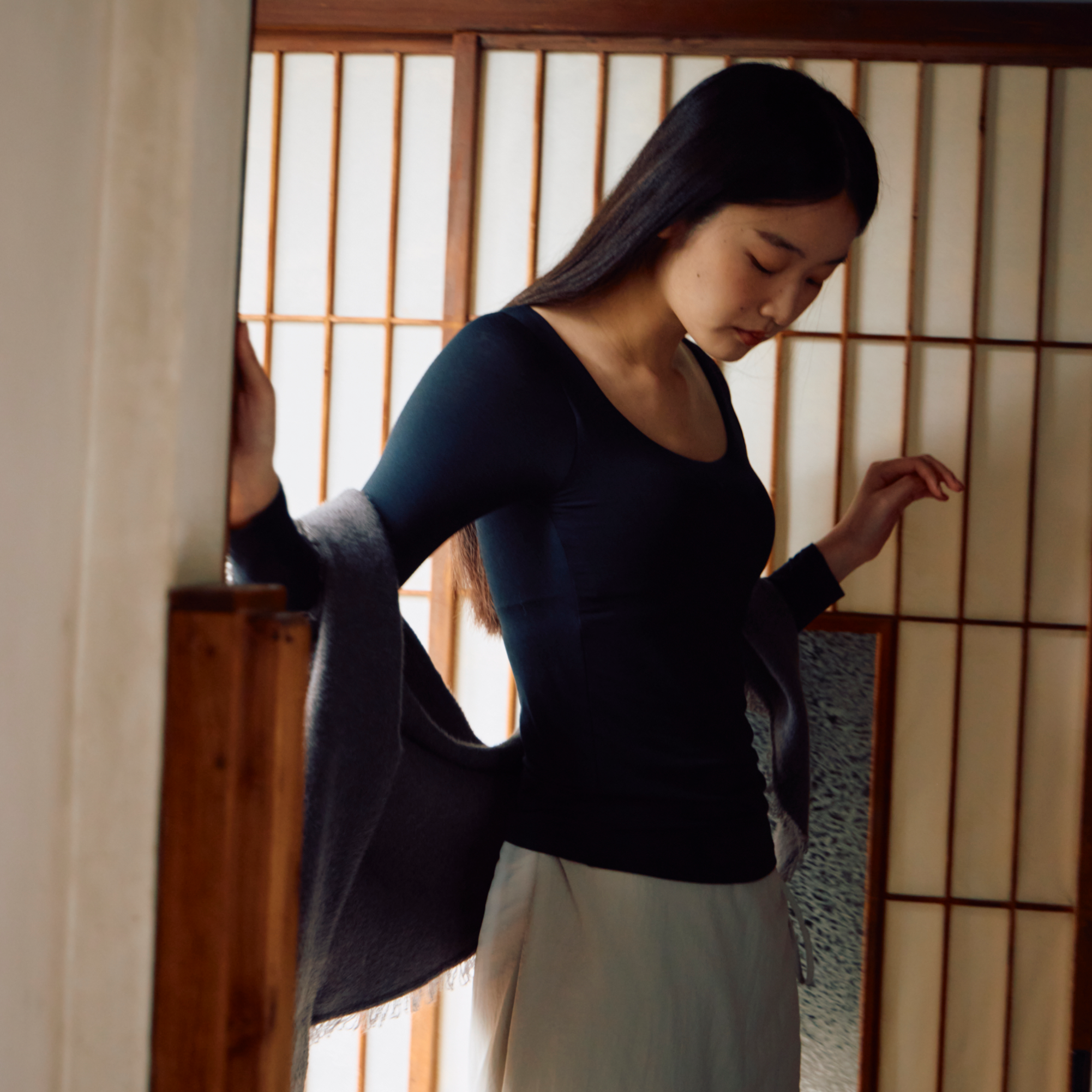 Long Sleeve 3D Bra T-Shirt (FEMALE)