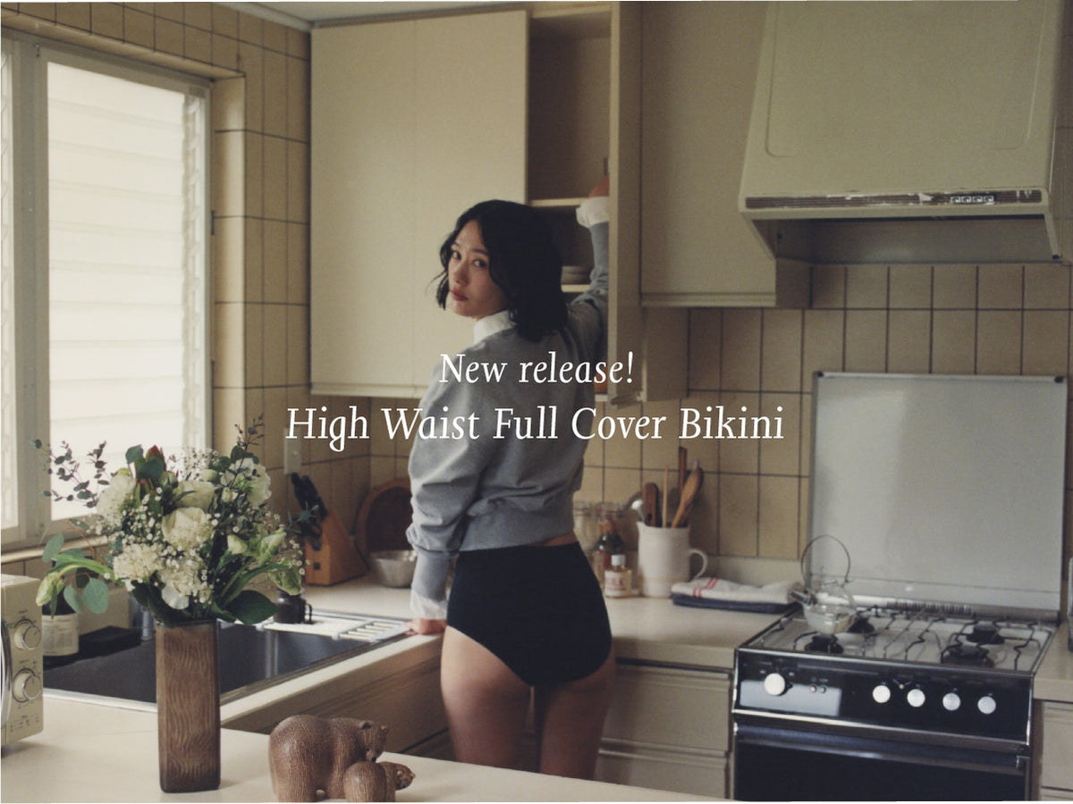 【新発売】お腹をすっぽり包む安心感。「High Waist Full Cover Bikini」が登場