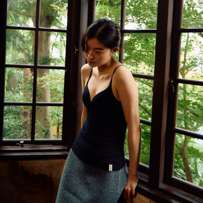 楽なのにバストケアもできる！メリノウールのノンワイヤーブラ | 汗の