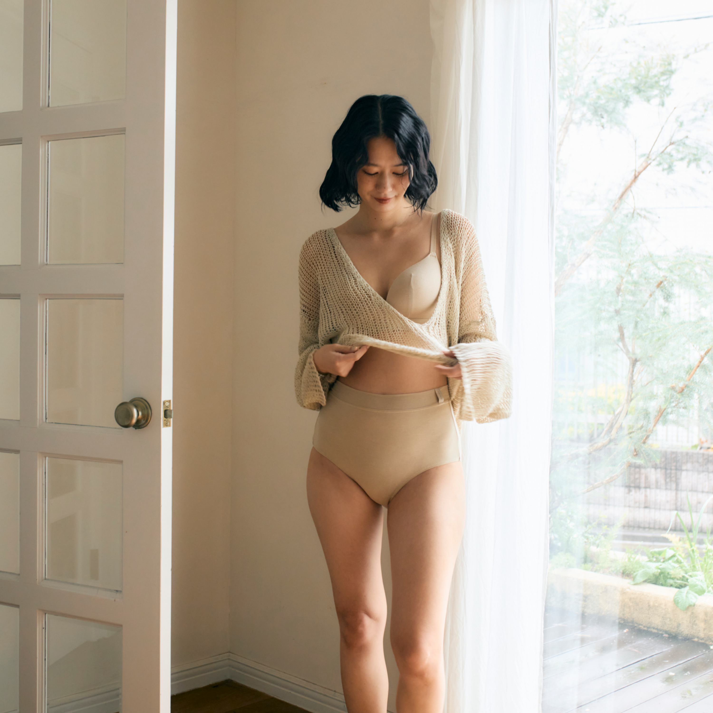 High Waist Full Cover Bikini